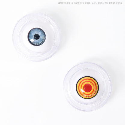 Sweety Crazy Yellow Rings V2 (Chainsaw Man - Makima) (1 lens/pack)-Crazy Contacts-UNIQSO