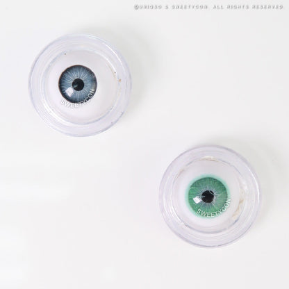 Sweety Hidrocor Emerald (1 lens/pack)-Colored Contacts-UNIQSO