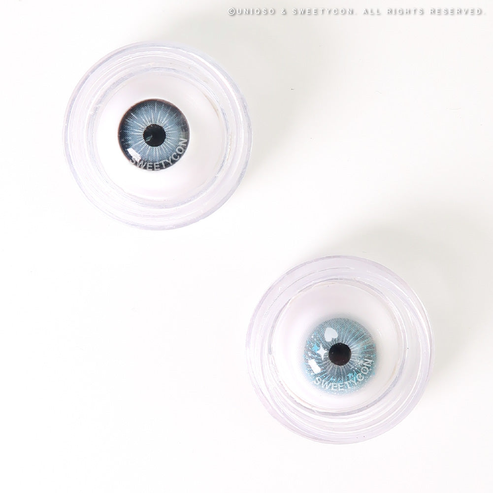Sweety Crazy Candy Pop Gray (1 lens/pack)-Colored Contacts-UNIQSO