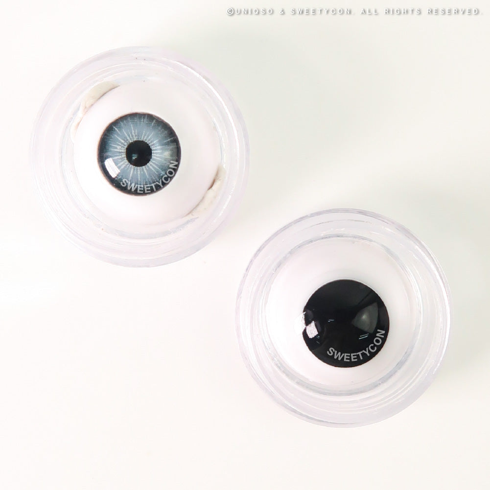 Sweety Crazy Blind Black (1 lens/pack)-Crazy Contacts-UNIQSO