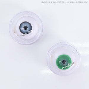 Sweety Crazy Solid Dark Green (1 lens/pack)-Crazy Contacts-UNIQSO