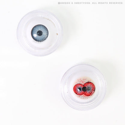 Sweety Crazy Twin Hex Red (1 lens/pack)-Crazy Contacts-UNIQSO