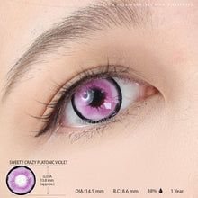 Load image into Gallery viewer, Sweety Crazy Platonic Violet (1 lens/pack)
