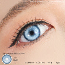 Load image into Gallery viewer, Sweety Koi Blue (1 lens/pack)-Colored Contacts-UNIQSO
