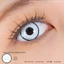 Load image into Gallery viewer, Sweety Crazy Corunus / White Zombie / Manson II (1 lens/pack)-Crazy Contacts-UNIQSO
