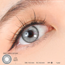 Load image into Gallery viewer, Sweety Magic Pop Grey (1 lens/pack)-Colored Contacts-UNIQSO
