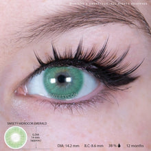 Load image into Gallery viewer, Sweety Hidrocor Emerald (1 lens/pack)-Colored Contacts-UNIQSO
