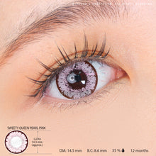 Load image into Gallery viewer, Sweety Queen Pearl Pink (1 lens/pack)-Colored Contacts-UNIQSO
