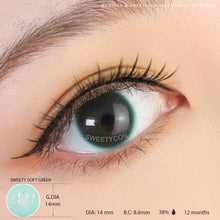 Load image into Gallery viewer, Sweety Soft Green-Colored Contacts-UNIQSO
