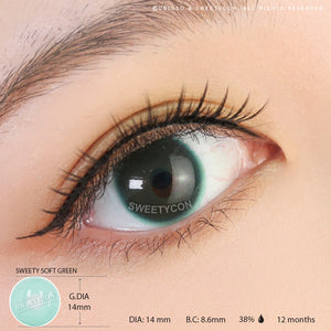 Sweety Soft Green-Colored Contacts-UNIQSO