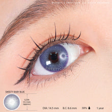 Load image into Gallery viewer, Sweety Baby Blue (1 lens/pack)-Colored Contacts-UNIQSO
