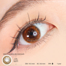 Load image into Gallery viewer, Sweety Colorful Rio Chocolate (1 lens/pack)-Colored Contacts-UNIQSO
