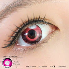 Load image into Gallery viewer, Sweety Stellar Pink (1 lens/pack)-Colored Contacts-UNIQSO
