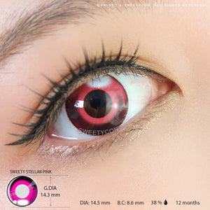 Sweety Stellar Pink-Colored Contacts-UNIQSO