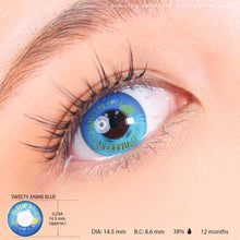 Load image into Gallery viewer, Sweety Anime Blue (1 lens/pack)-Colored Contacts-UNIQSO
