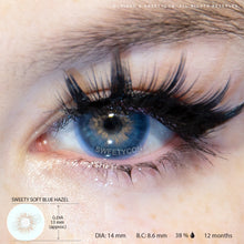 Load image into Gallery viewer, Sweety Soft Blue Hazel (1 lens/pack)-Colored Contacts-UNIQSO
