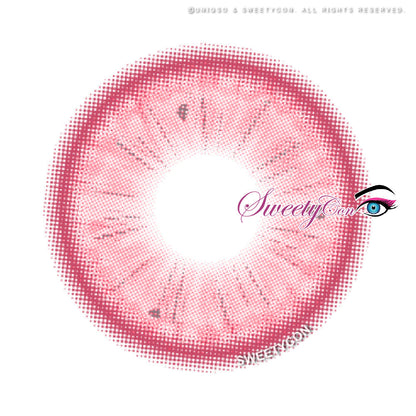 1 Day Sweety Fruit Juice Pink (2 or 10 lenses/pack)-Colored Contacts-UNIQSO