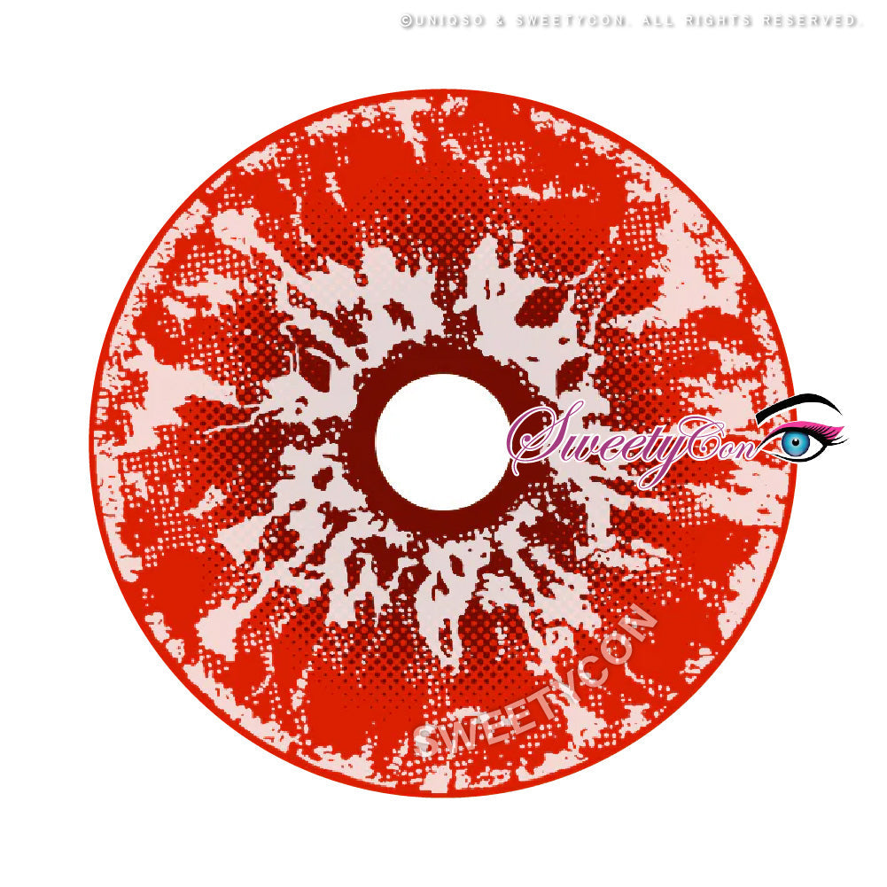 Sweety Crazy White Walker Red (1 lens/pack)-Crazy Contacts-UNIQSO