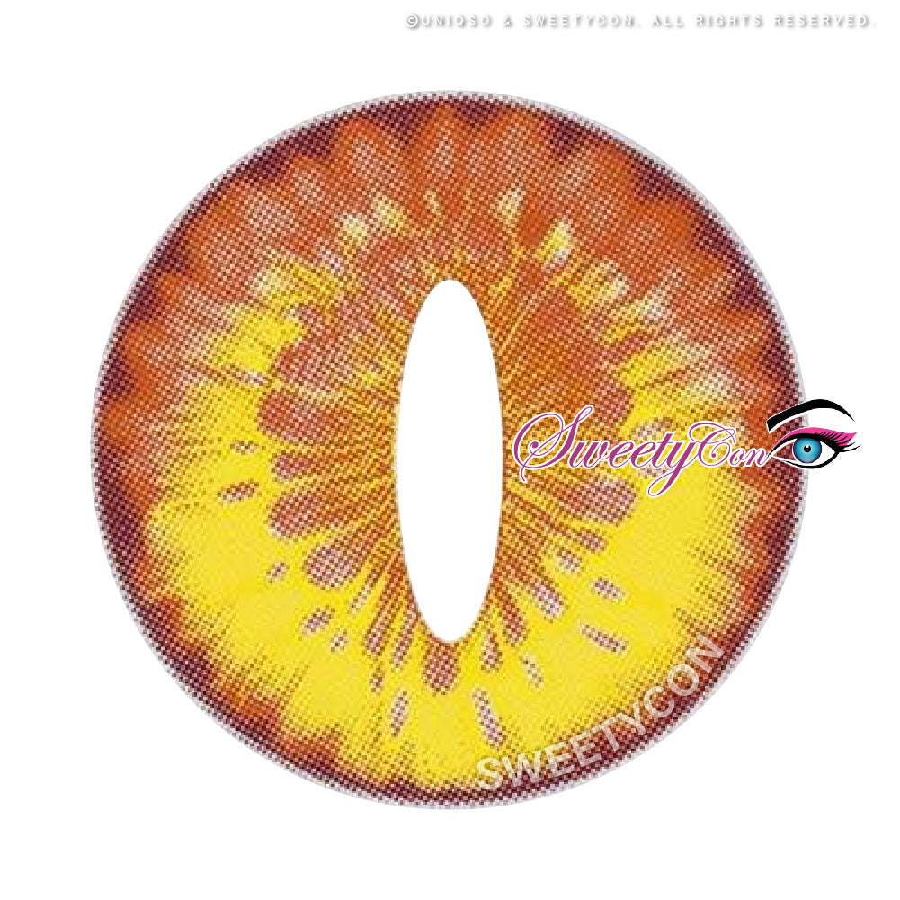 Sweety Crazy Mystery Orb Orange (1 lens/pack)-Crazy Contacts-UNIQSO