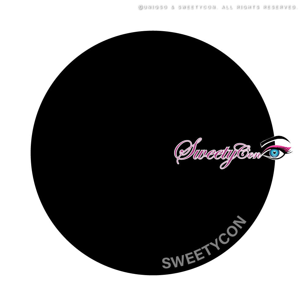 Sweety Crazy Blind Black (1 lens/pack)-Crazy Contacts-UNIQSO
