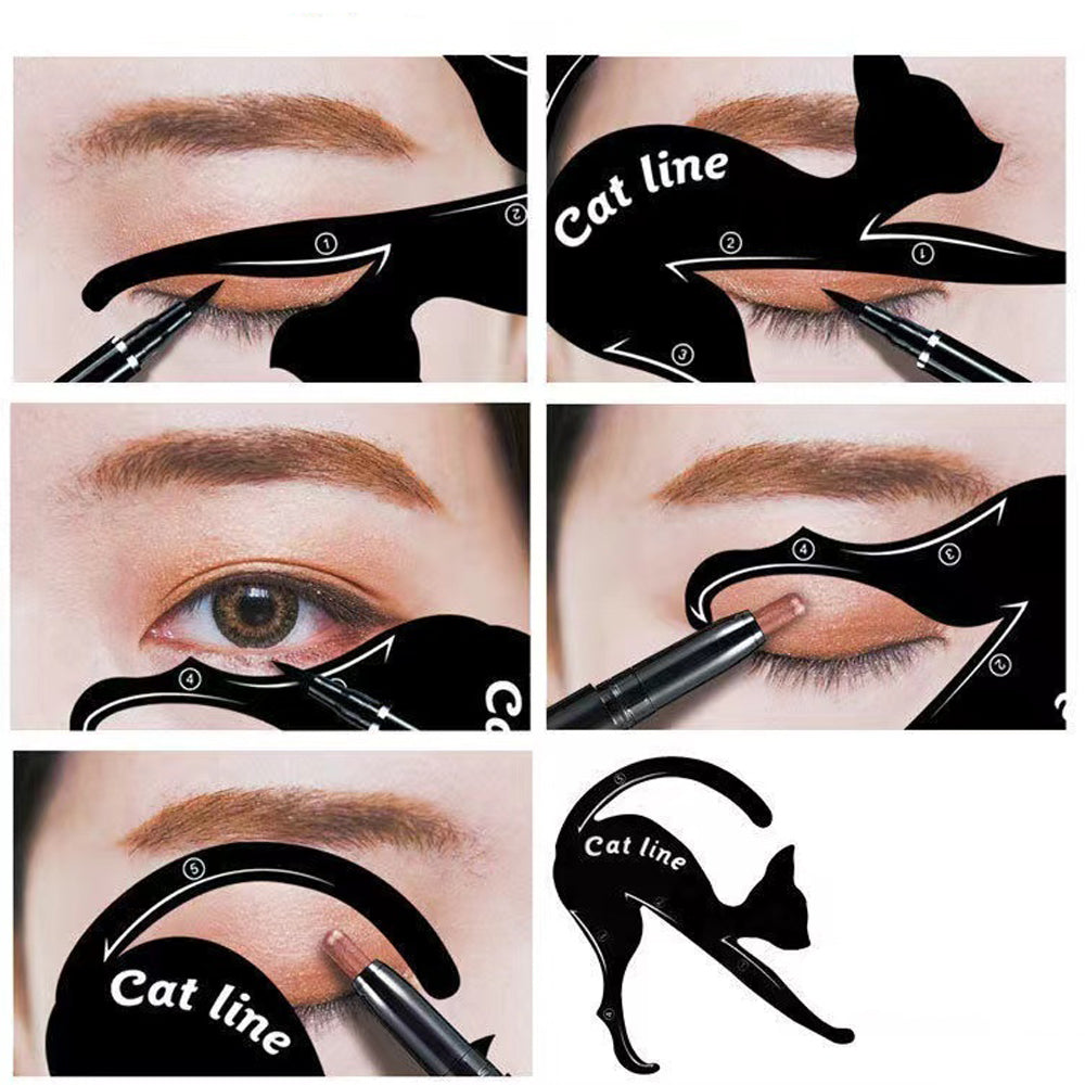 Cat Line Eyeliner Perfection Kit For Beginner-Eye Makeup Tool-SweetyCon