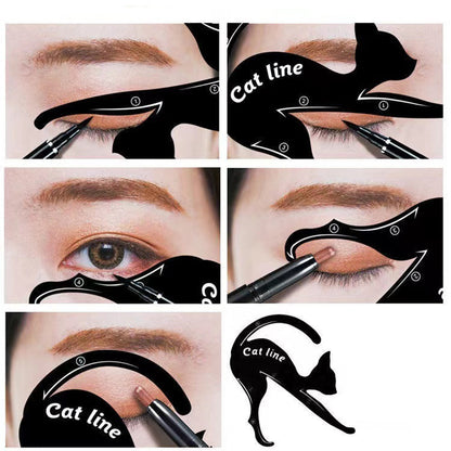 Cat Line Eyeliner Perfection Kit For Beginner-Eye Makeup Tool-SweetyCon
