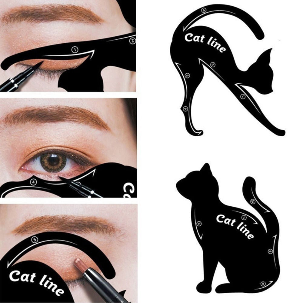 Cat Line Eyeliner Perfection Kit For Beginner-Eye Makeup Tool-SweetyCon