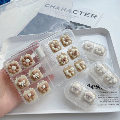 Cute 3D Contact Lens Case Travel Kit (6 Pairs)-Lens Case-SweetyCon