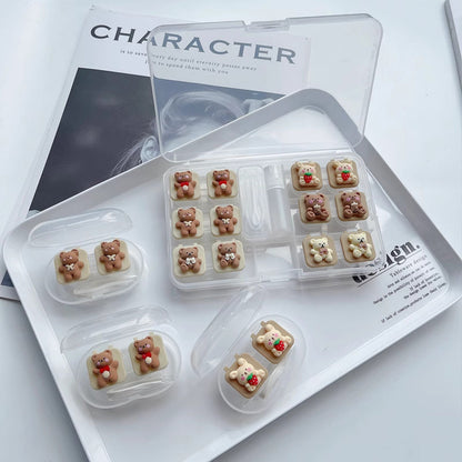 Cute 3D Contact Lens Case Travel Kit (6 Pairs)-Lens Case-SweetyCon