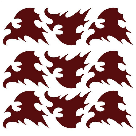 Demon Killer Tattoo Sticker Fire Style B