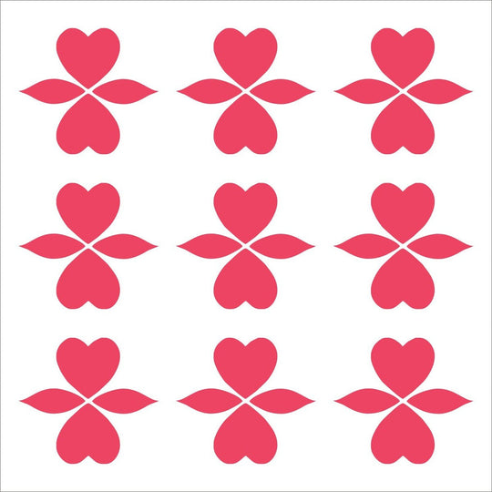 Demon Killer Tattoo Sticker Pink Clover