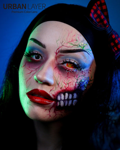 Sweety Crazy Bleeding Zombie (1 lens/pack)-Crazy Contacts-UNIQSO