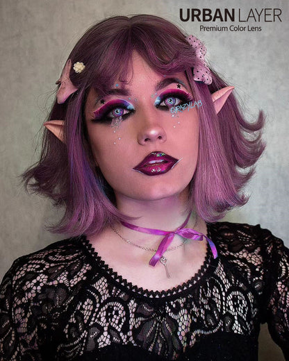 Sweety Crazy Cosmos (1 lens/pack)-Colored Contacts-UNIQSO