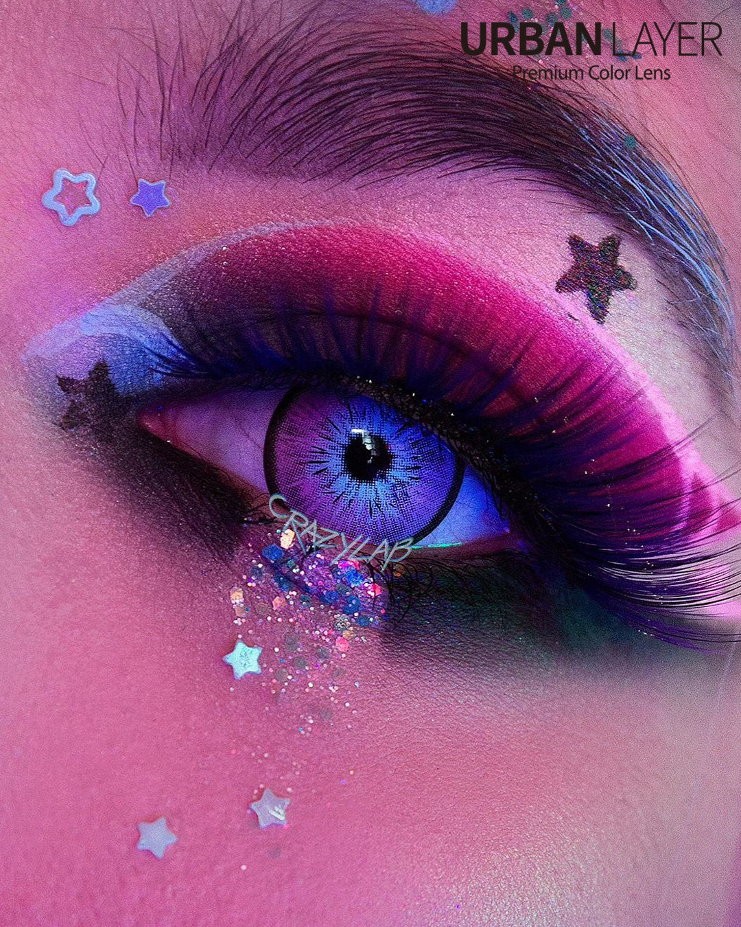 Sweety Crazy Cosmos (1 lens/pack)-Colored Contacts-UNIQSO