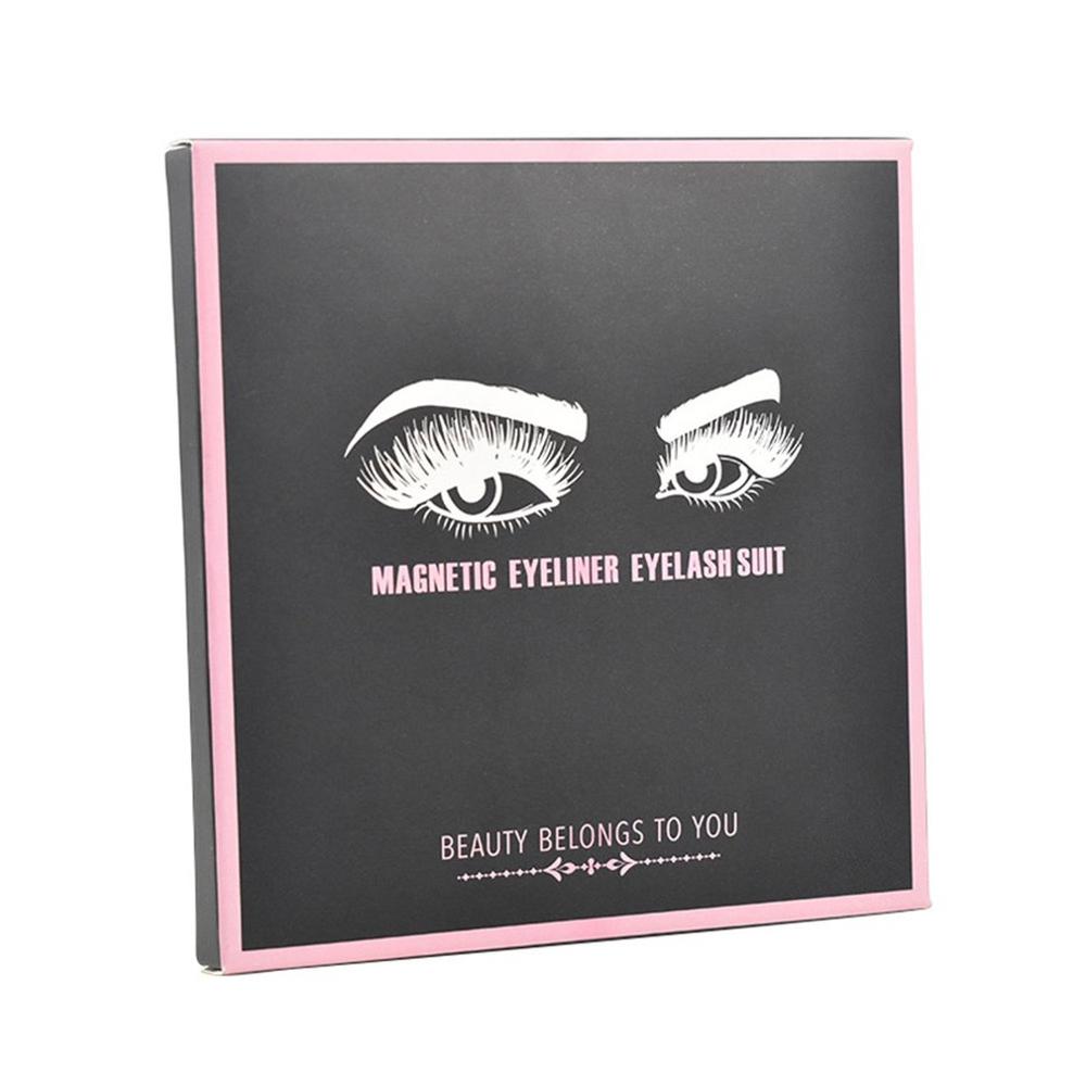 Mixed Designs Faux Mink Magnetic Eyelashes Kit Set (3 Pairs)-Magnetic Eyelash-UNIQSO