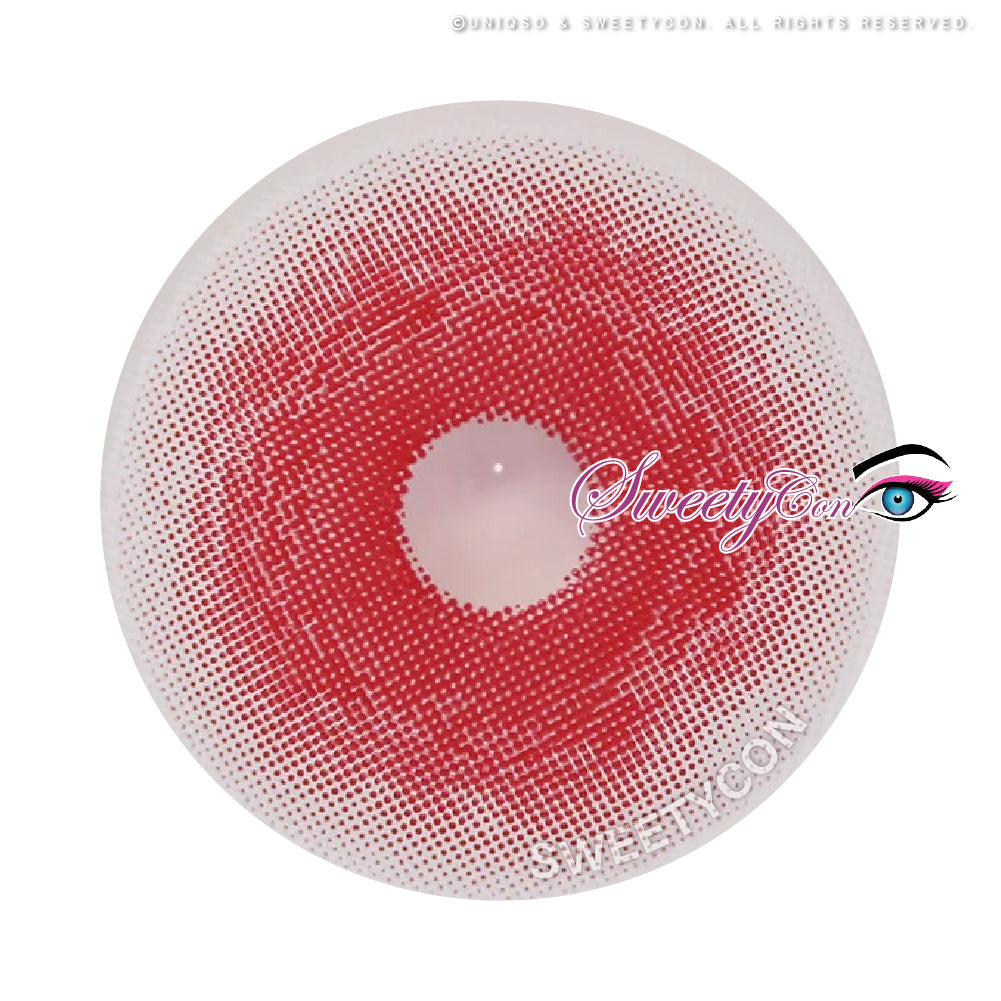 Sweety Crazy Chaos Eye Red (1 lens/pack)-Crazy Contacts-UNIQSO