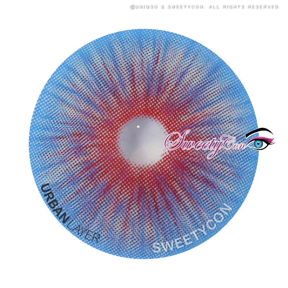 Sweety Mini Sclera Mystic Flame (1 lens/pack)-Mini Sclera Contacts-UNIQSO