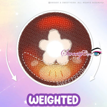 Sweety x Eyesinger Orange Clover (2 lenses/pack)-Colored Contacts-UNIQSO