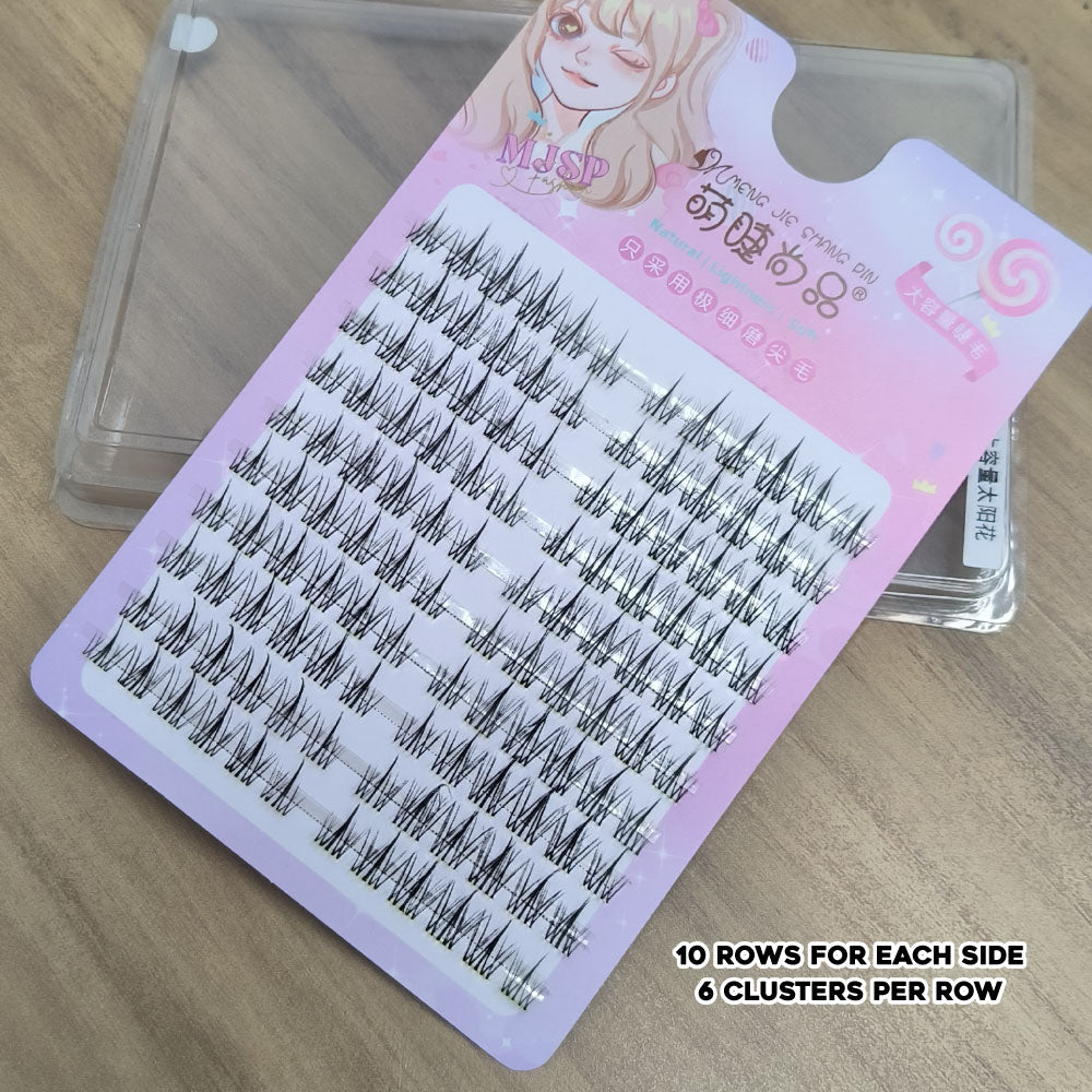 Foxy Sunny Cluster Natural Eyelashes-Fake Eyelash-SweetyCon