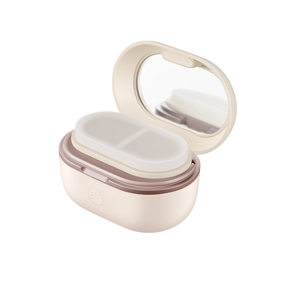 Hassle Free Lenses Cleaning - Eraclean Ultrasonic Mini Contact Lens Cleaner-Lens Cleaner-SweetyCon