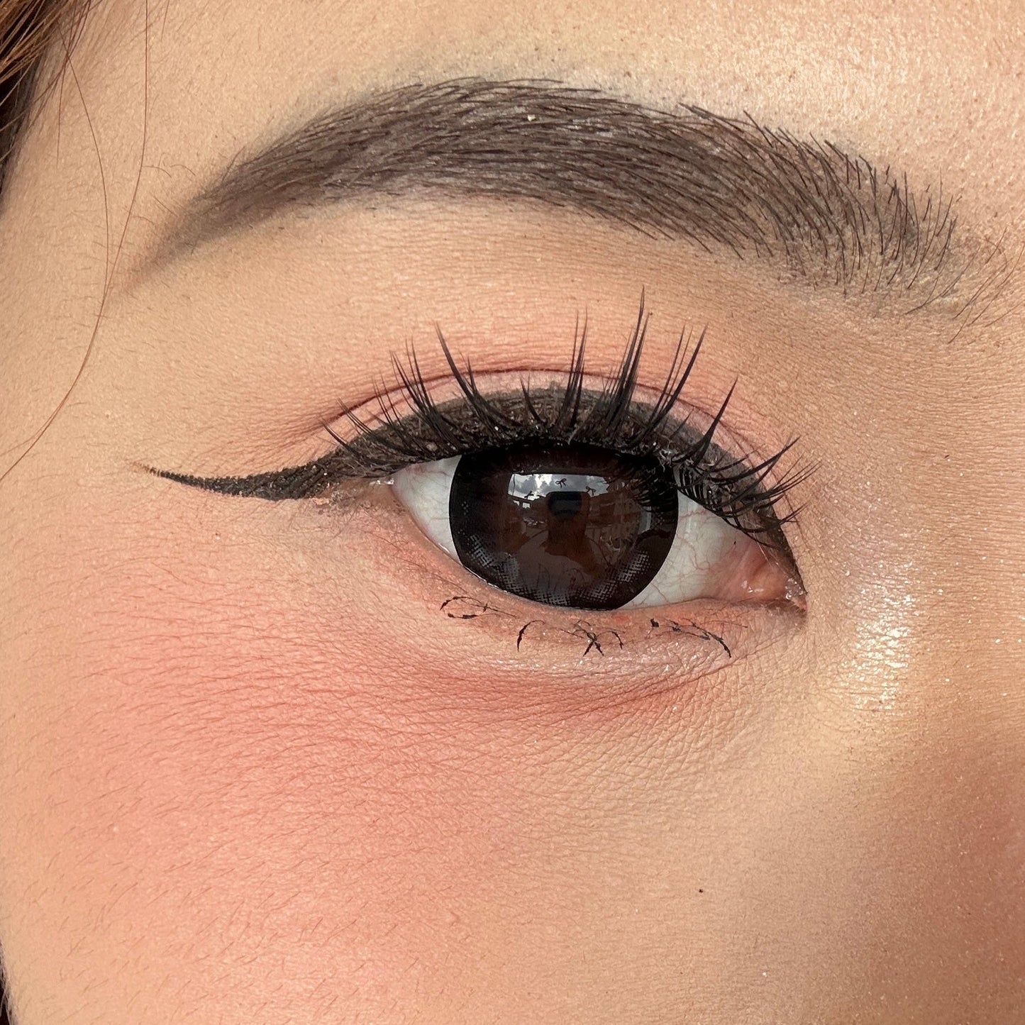 Sweety Circle Black (1 lens/pack)-Colored Contacts-UNIQSO