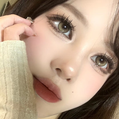 Sweety Frostveil Amber Brown (1 lens/pack)-Colored Contacts-UNIQSO