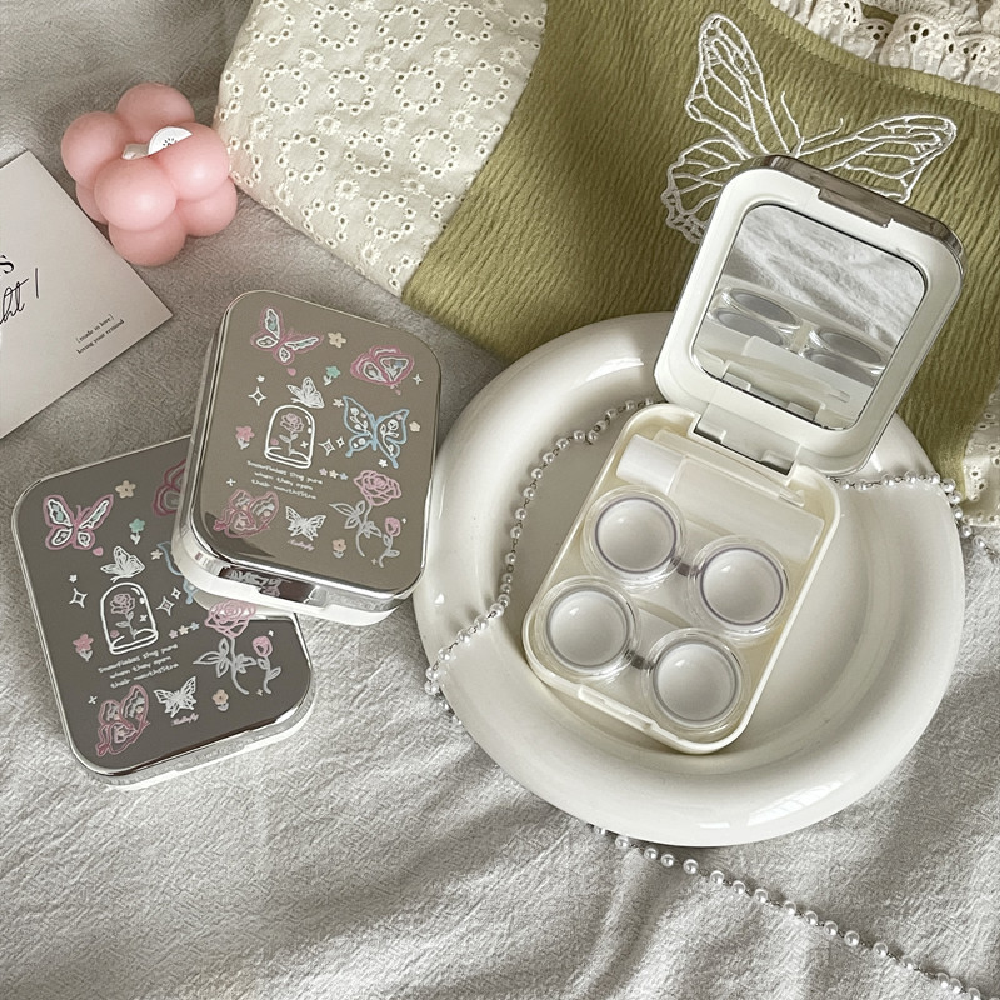 Lens Case Travel Kit - Blossom Wing-Lens Case-SweetyCon