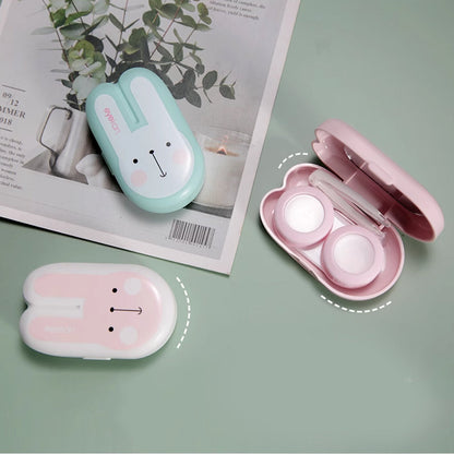 Lens Case Travel Kit - Cute Long Ears Bunny-Lens Case-SweetyCon