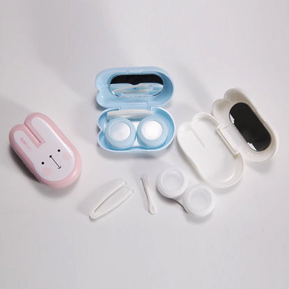 Lens Case Travel Kit - Cute Long Ears Bunny-Lens Case-SweetyCon