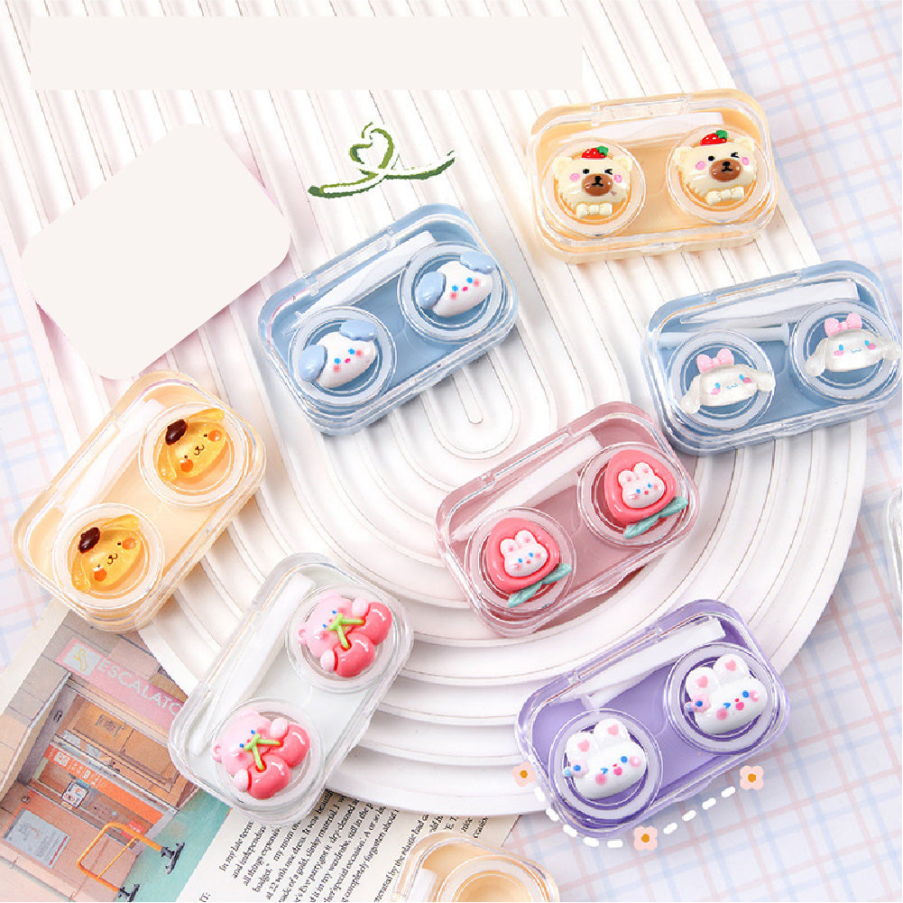 Lens Case Travel Kit - Duo Animal-Lens Case-SweetyCon