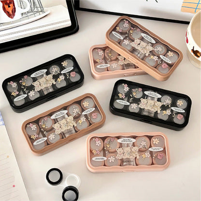 Lens Case Travel Kit - Mochi Bear-Lens Case-SweetyCon