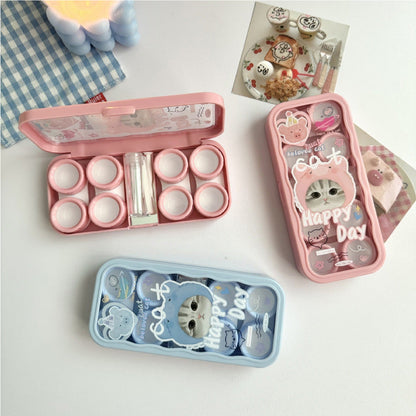 Lens Case Travel Kit - Sweet Kitty-Lens Case-SweetyCon