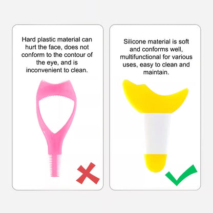 Multifunctional Eye Makeup Tool For Eyeliner, Eyeshadow, Mascara, Lower Lashes Shield-Eye Makeup Tool-SweetyCon