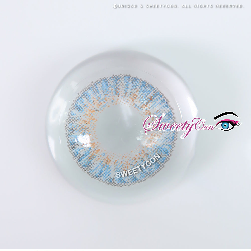 Sweety 3 Tones Blue Hazel (1 lens/pack)-Colored Contacts-SweetyCon